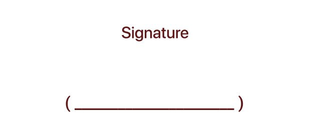 Signature